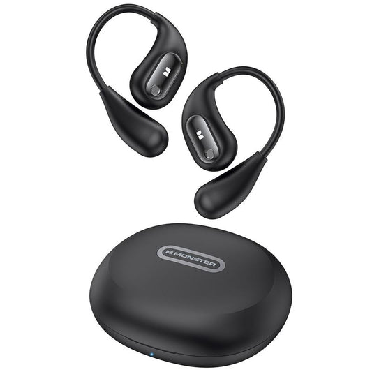 MONSTER Open Ear AC210 Headphones, Bluetooth 5.4 Earphones Stereo Sound, Wireless Headphones 30 Hours Playback, Type-C Charging, HD Clear Calls, Touch Control, IPX5 Waterproof Open Ear Earbuds